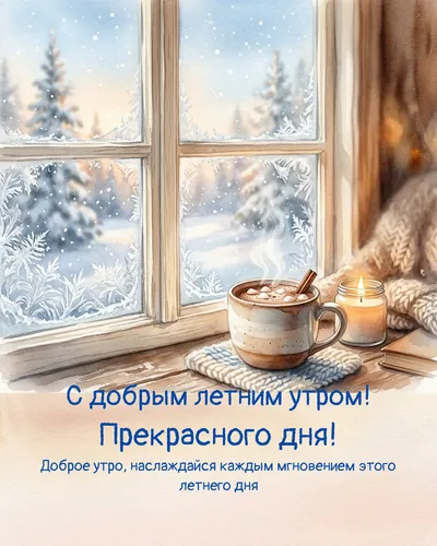 С добрым летним утром! Прекрасного дня! — morning winter 14
